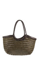 Dragon Nantucket - Two-Tone Woven Buffalo Calfskin Bag