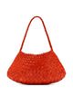 Dragon Difussion Orange Leather Handbag