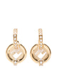 Fendi Ever Round Earrings