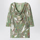 Valentino Garavani Green Printed Lurex Shirt