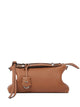 Fendi Crossbody By The Way Camel Zip Silver