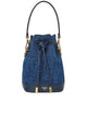 Fendi Mon Tresor Floacked Ff Denim Mini-Bag