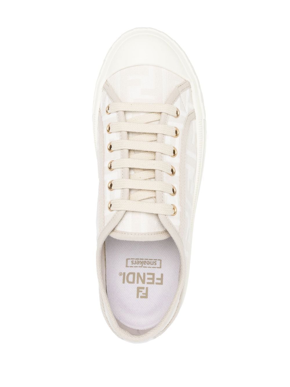 Fendi Domino Ff-Motif Sneakers
