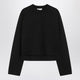 Moncler Genius  Black Sweatshirt With Asymmetric Hem
