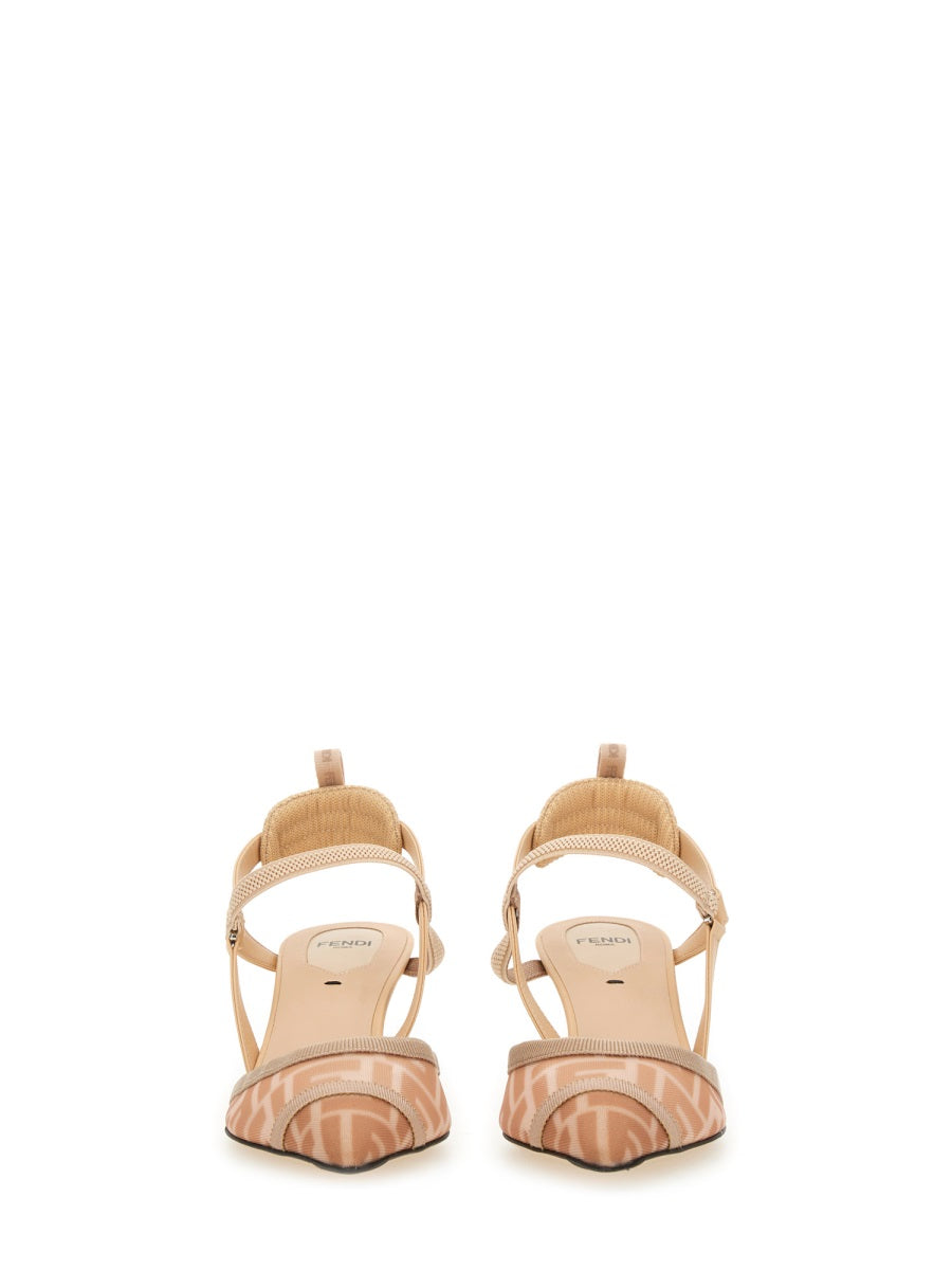 Fendi Colibrì Lite Pointy-Toe Slingback