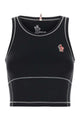Moncler Grenoble Black Stretch Nylon Top