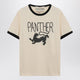 Valentino Buttercolored Tshirt With Panther Print