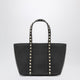 Valentino Garavani Black Rockstud Bag In Grained Calfskin