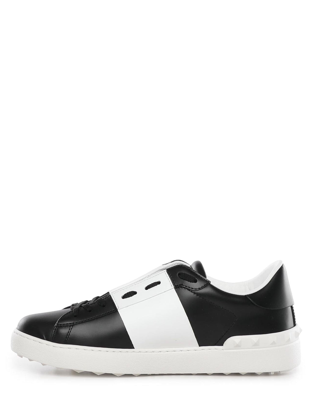 Valentino Garavani Black Calf Leather Sneakers