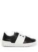 Valentino Garavani Black Calf Leather Sneakers