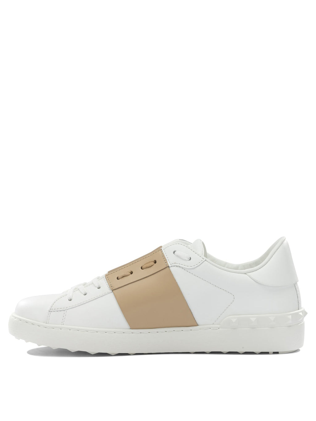 Valentino Garavani White Calf Leather Sneakers