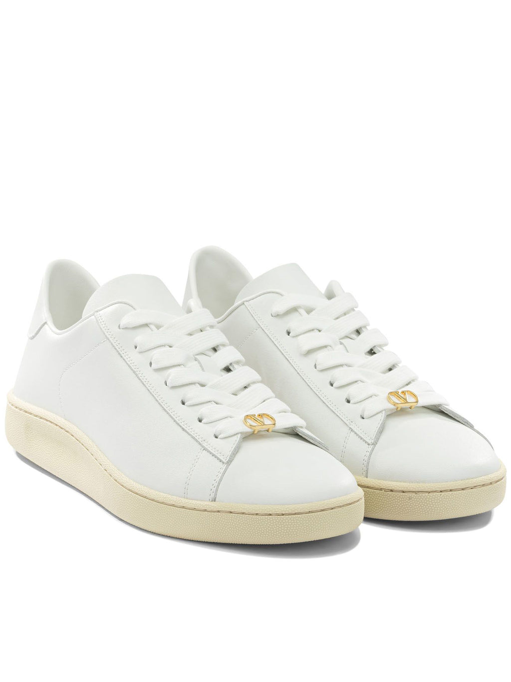Valentino Garavani Lace-Up Rubber Sneakers