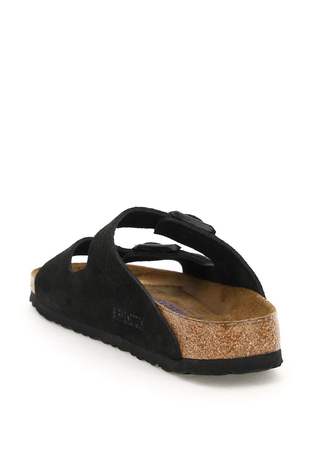 Birkenstock Black Suede Arizona Slippers