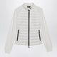 Moncler Grenoble White Down Cardigan