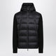 Moncler Black Padded Hooded Cardigan