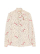 Valentino Vaniglia Nero Bollicine Crepe Shirt