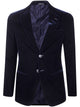 Giorgio Armani Velvet Single-Breasted Blazer Jacket