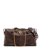 Valentino Garavani Medium Panthea Shoulder Bag In Suede And Nappa Leather With Chevron Pattern