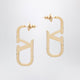 Valentino Garavani Gold-Tone Vlogo Signature Earrings With Swarovski Crystals