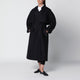 Anine Bing Pascale Black Cotton Maxi Trench Coat