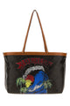 Balenciaga Printed Canvas Medium Select Shopping Bag
