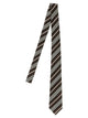 Saint Laurent Diagonal Striped Tie