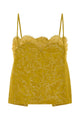 Saint Laurent Gold Jacquard Top