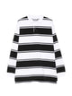 Balenciaga Striped Logo-Patch Polo Shirt