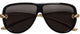 Bottega Veneta Black Pilot Frame Tinted Lense