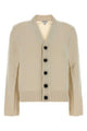 Bottega Veneta Ivory Wool Blend Cardigan
