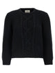 Saint Laurent Wool Sweater With Processing