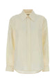 Bottega Veneta Cream Silk Shirt