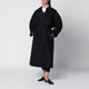 Anine Bing Pascale Black Cotton Maxi Trench Coat