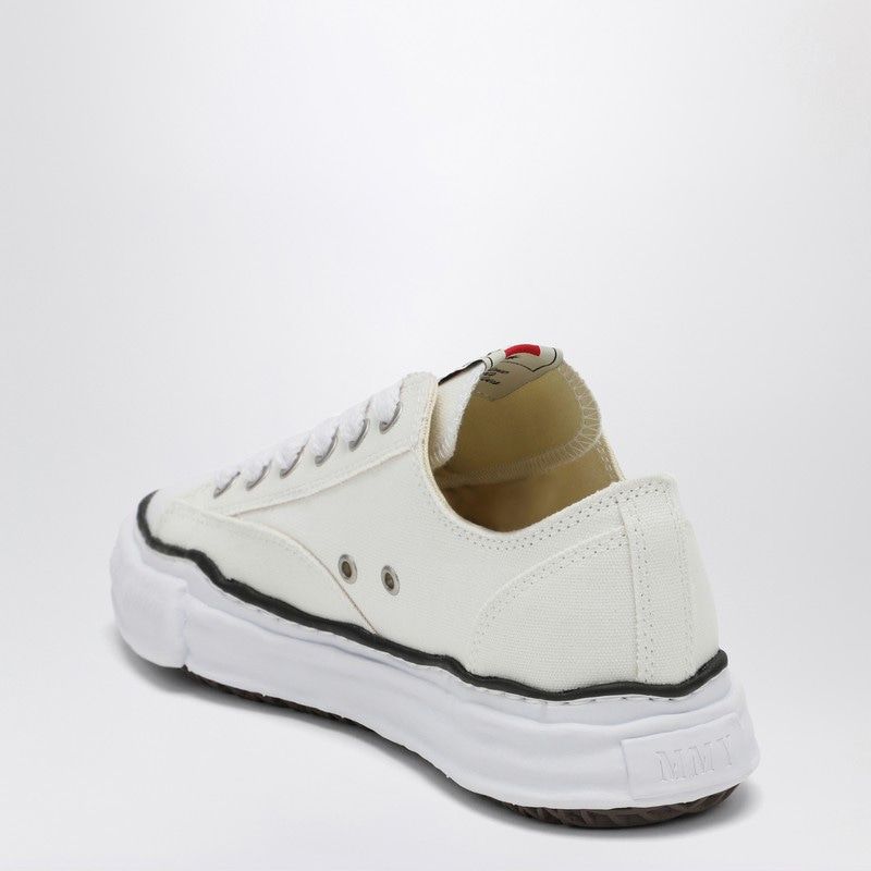 Mihara Yasuhiro White Peterson Low Sneakers In Canvas