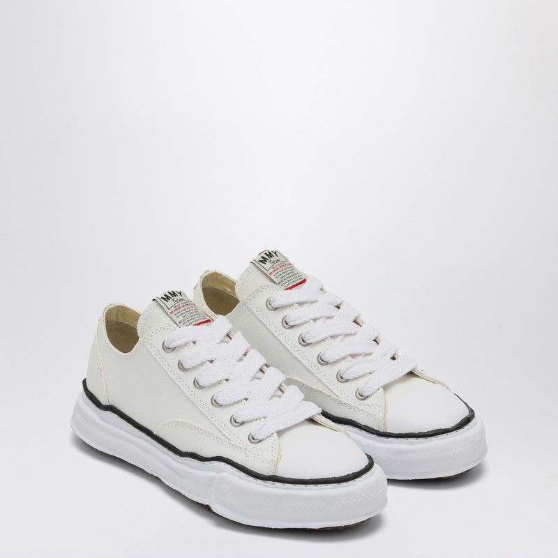 Mihara Yasuhiro White Peterson Low Sneakers In Canvas