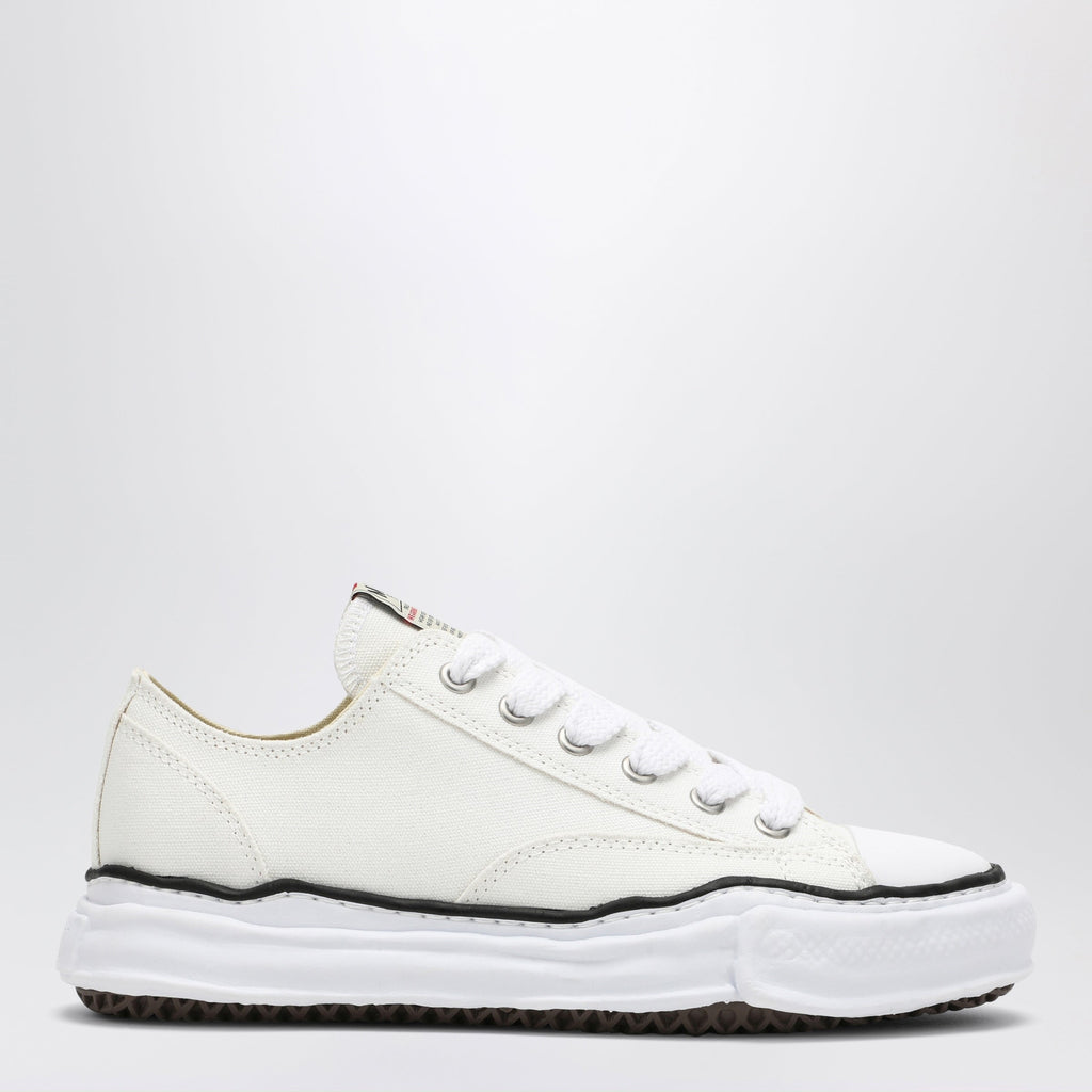 Maison Mihara Yasuhiro White Peterson Low Sneakers In Canvas