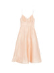 Alberta Ferreti Nude Neutrals Silk Dress