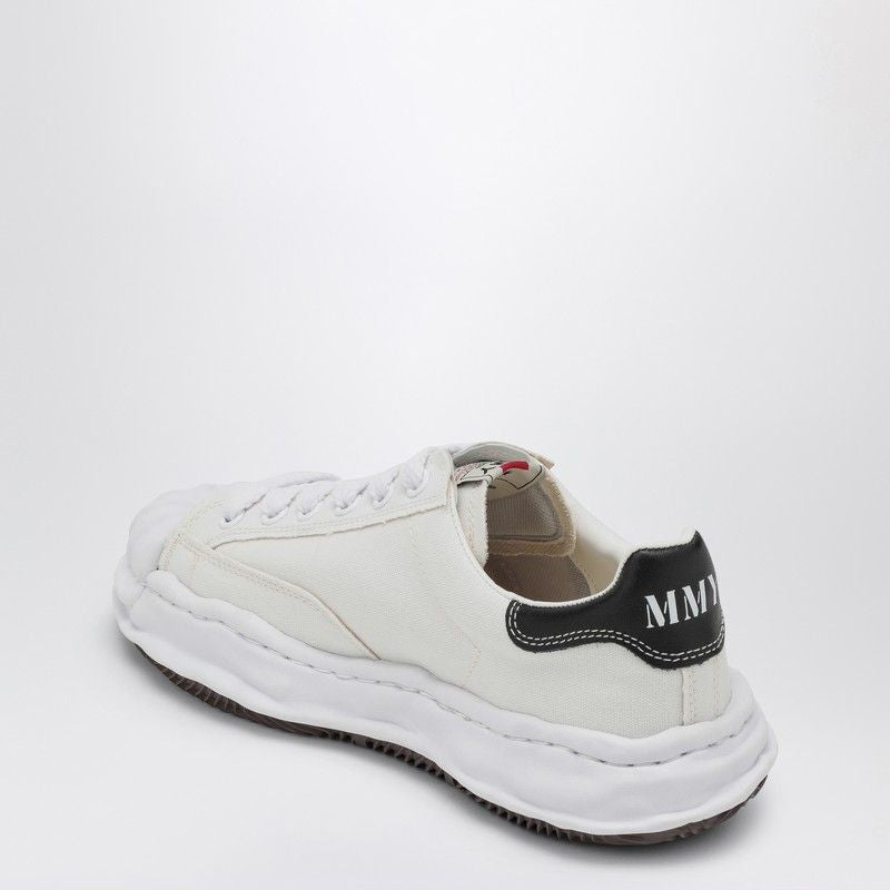 Mihara Yasuhiro White Blakey Low Canvas Sneakers