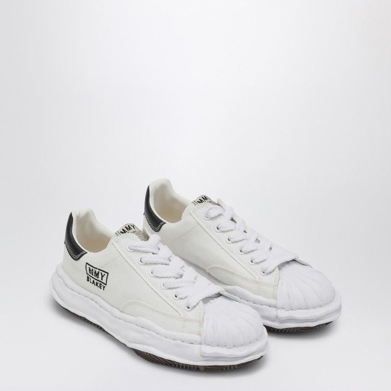 Mihara Yasuhiro White Blakey Low Canvas Sneakers