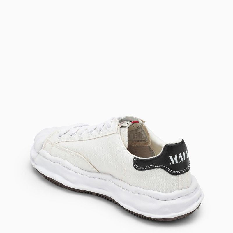 Mihara Yasuhiro White Blakey Low Canvas Sneakers
