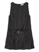 Ganni Black Polyamide Duchesse Mini Dress