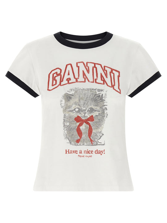 Ganni Printed T-Shirt
