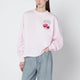 Ganni Ganni Pink Cherry Long-Sleeve T-Shirt