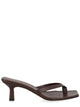 Aeyde Brown Nappa Leather Cross Breed Lamb Leather Flats