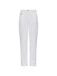 Diesel White Cotton Trousers