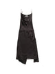 Acne Studios Lace-Trimmed Ruffled Midi Dress