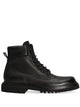 Dolce & Gabbana Leather Boots With Lace-Up Design