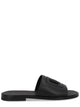 Dolce & Gabbana Black Calf Leather Flat Shoes