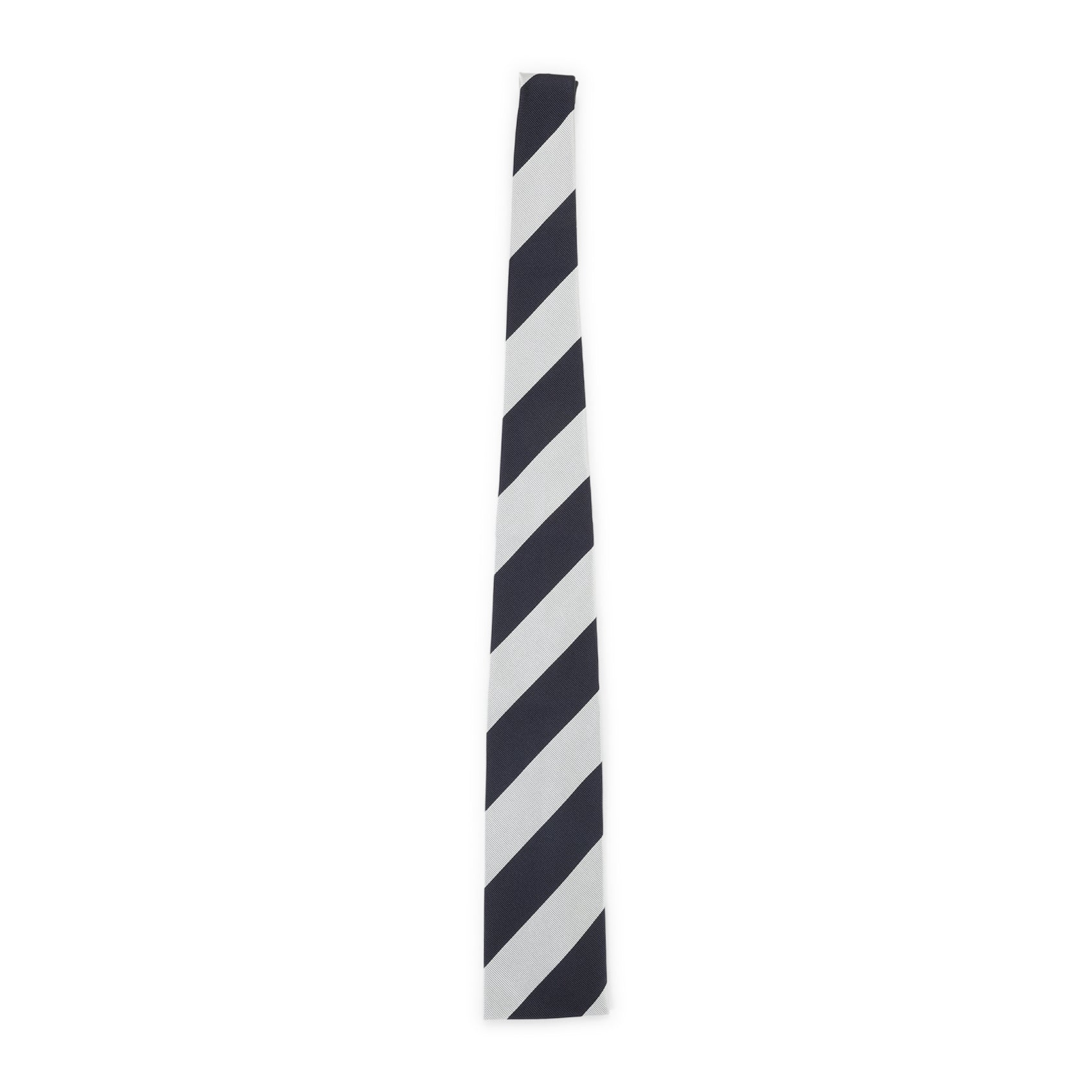 Celine Navy Blue Silk 8.5X145cm Tie