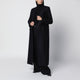 Harris Wharf London Long Black Doublebreasted Wool Coat